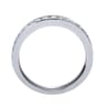Straight Wedding Ring in Platinum with Round Natural Diamond at Gabriel & Co.