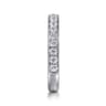Straight Wedding Ring in Platinum with Round Natural Diamond at Gabriel & Co.