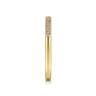 Straight Wedding Ring in 14k Yellow Gold with Round Natural Diamond at Gabriel & Co.