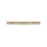 Straight Wedding Ring in 14k Yellow Gold with Round Natural Diamond at Gabriel & Co.
