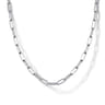 Paperclip Necklace 925 Sterling Silver Link