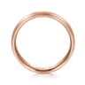 Paul - 14K Rose Gold 6mm - Men's Wedding Band in Satin Finish