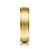 Paul - 14K Yellow Gold 6mm - Men's Wedding Band in Satin Finish