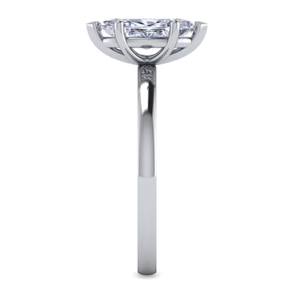 Paula - 14K White Gold Marquise Shape Diamond Engagement Ring
