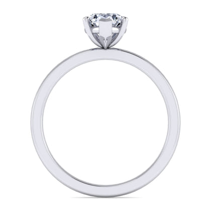 Paula - 14K White Gold Pear Shape Diamond Engagement Ring