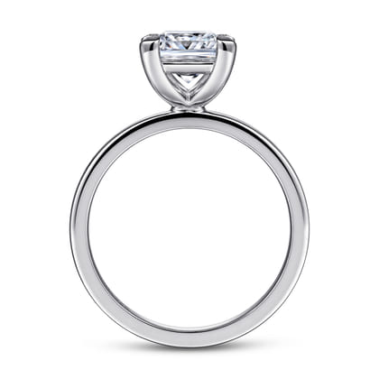 Paula - 14K White Gold Princess Cut Diamond Engagement Ring