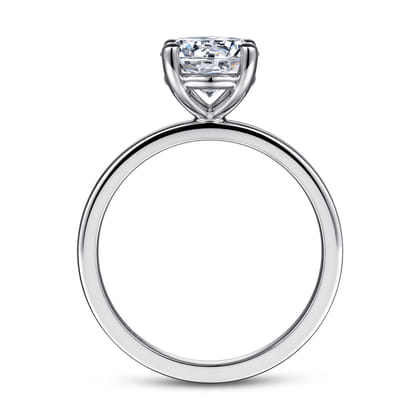 Paula - 14K White Gold Round Diamond Engagement Ring