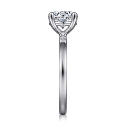 Paula - 14K White Gold Round Diamond Engagement Ring