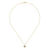 Pendant Necklace 14K Yellow Gold Diamond 0.25ct - 0.25 ct