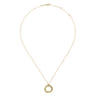 Pendant Necklace 14K Yellow Gold Rope Bujukan