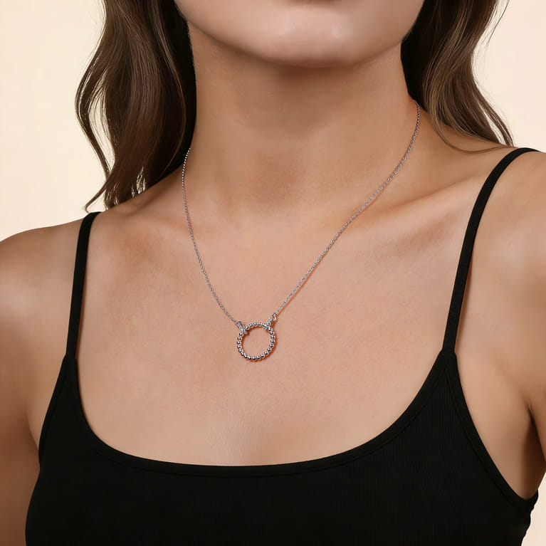 Pendant Necklace 925 Sterling Silver Bujukan - Shot 3