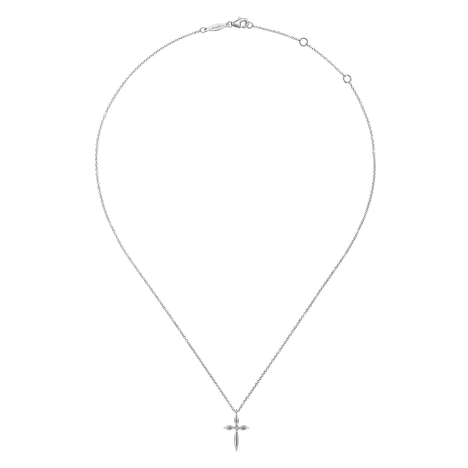 925 Silver Pendant Contemporary Necklace. SKU: NK6408SV5JJ