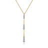 Pendant Necklace Drop 14K Yellow Gold Diamond 0.35ct - 0.35 ct