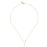 Pendant Necklace Drop 14K Yellow Gold Pearl