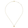 Pendant Necklace Heart 14K Yellow Gold