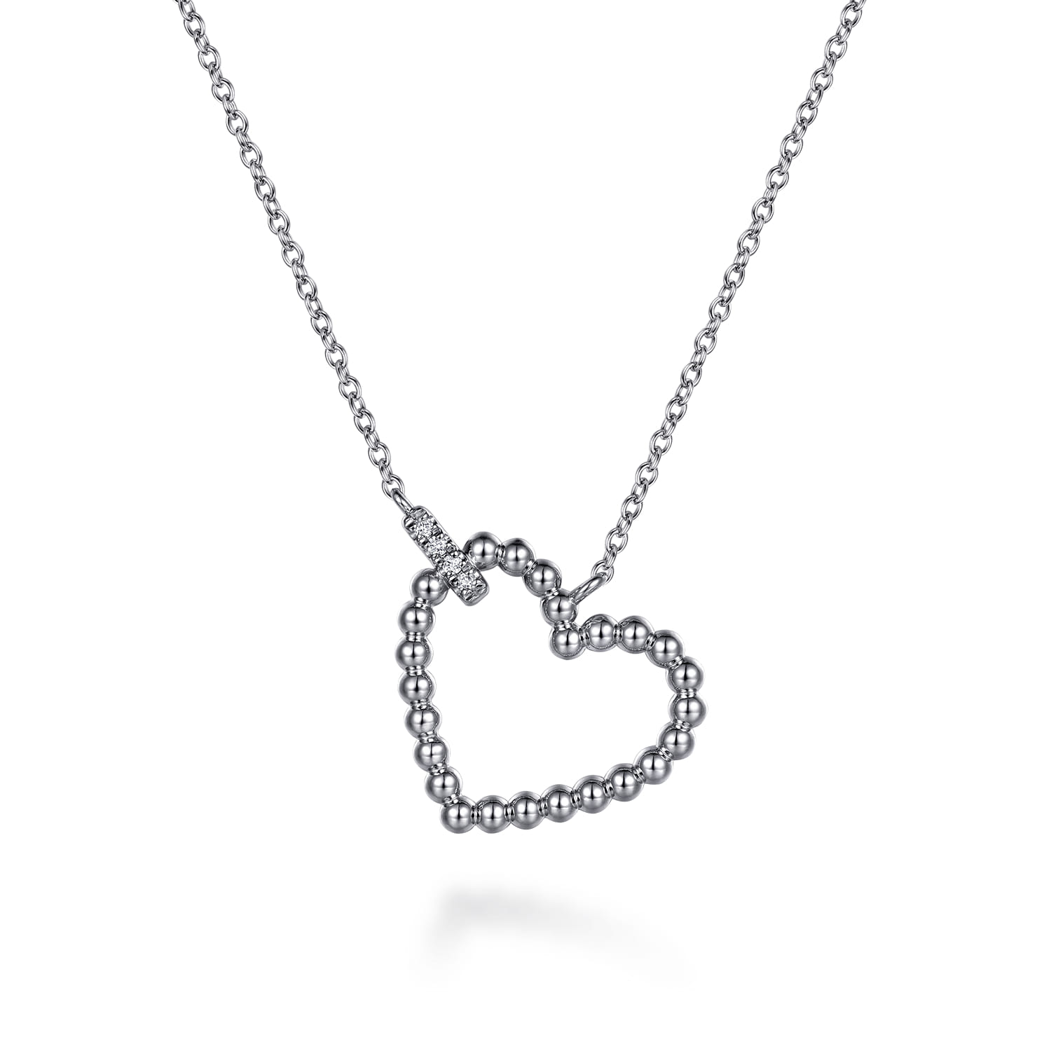 Pendant Necklace Heart 925 Sterling Silver Bujukan