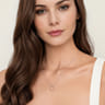 Pendant Necklace Heart 925 Sterling Silver Bujukan - 0.02 ct