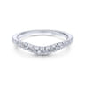 Platinum Diamond Matching Wedding Band - 0.34 ct