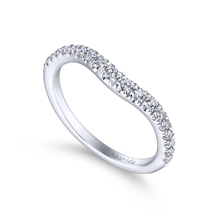 Platinum Diamond Matching Wedding Band - 0.34 ct - Shot 3