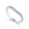 Platinum Diamond Matching Wedding Band - 0.34 ct