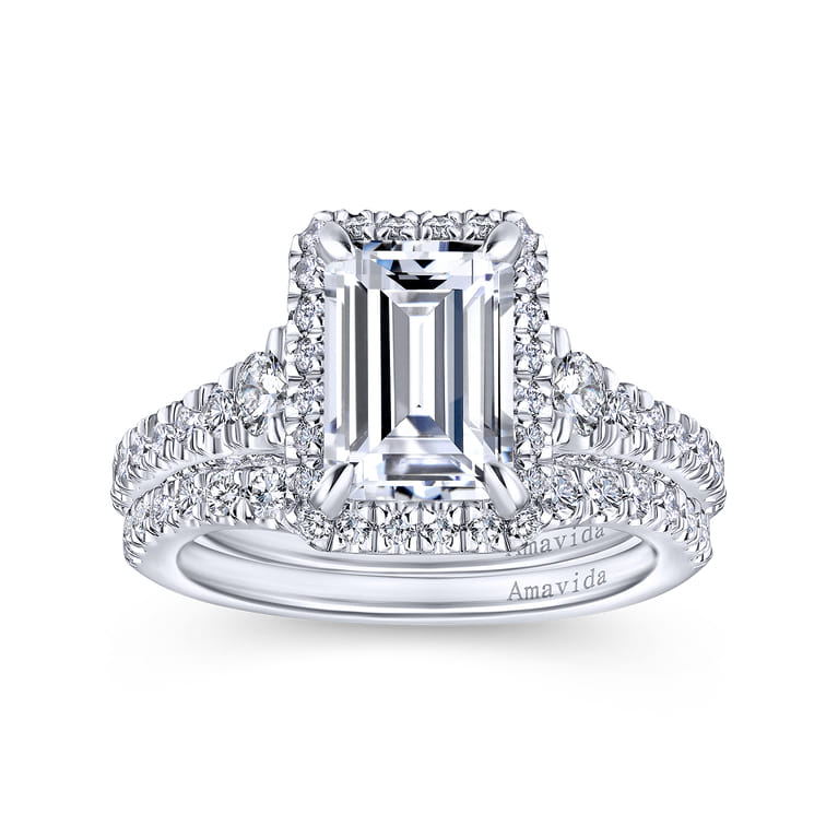 Platinum Diamond Matching Wedding Band - 0.34 ct - Shot 4