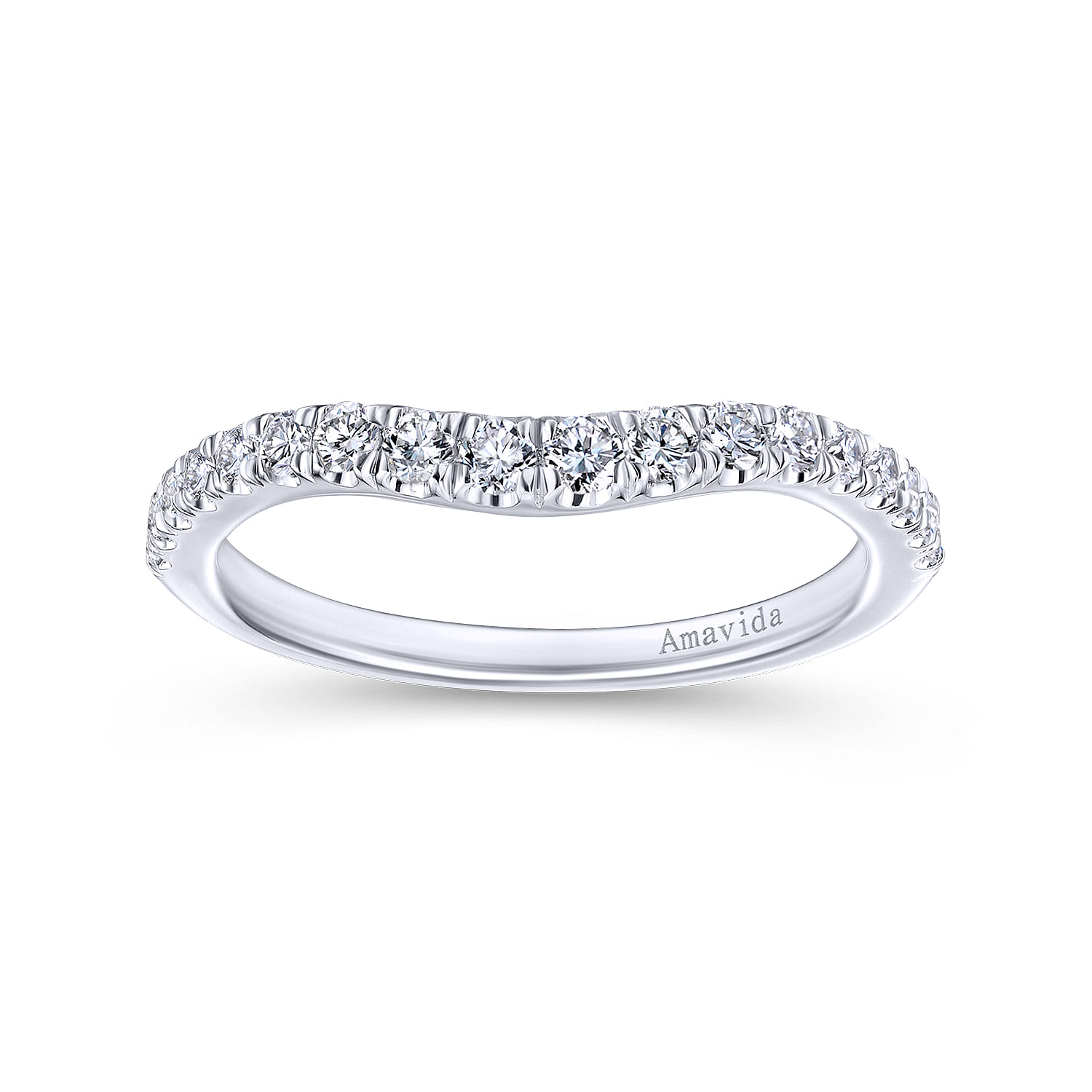 Platinum Diamond Matching Wedding Band - 0.34 ct - Shot 5