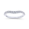Platinum Diamond Matching Wedding Band - 0.34 ct