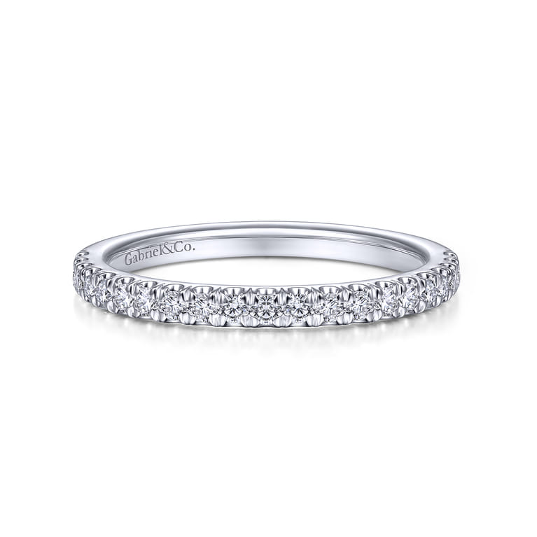 Platinum Diamond Matching Wedding Band - 0.3 ct - Shot 1