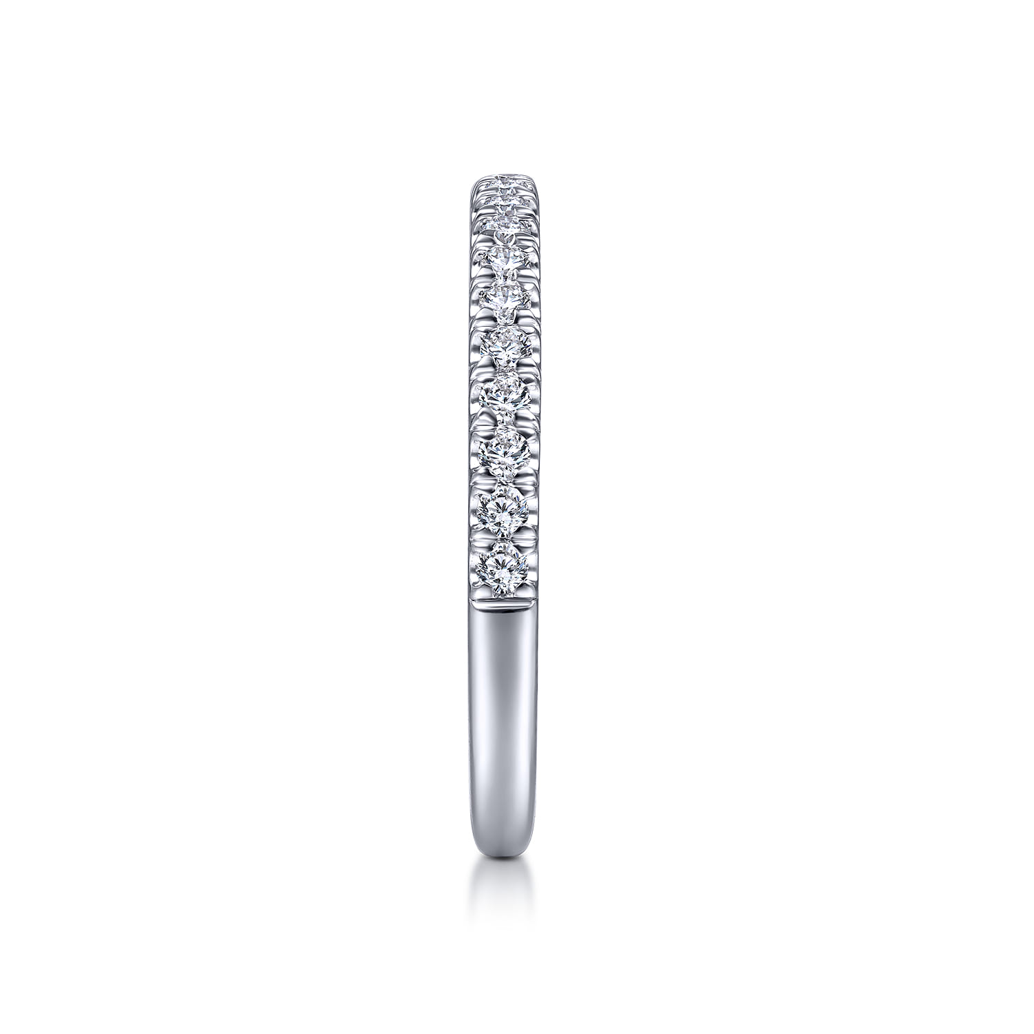 Platinum Diamond Matching Wedding Band - 0.3 ct - Shot 5