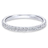 Platinum Diamond Wedding Band - 0.28 ct