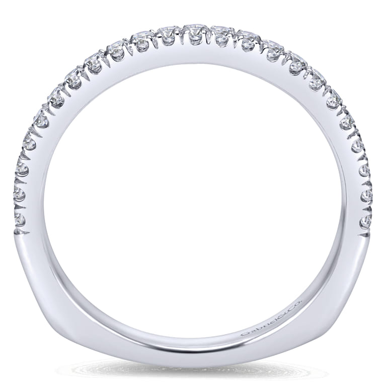 Platinum Diamond Wedding Band - 0.28 ct - Shot 2