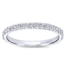Platinum Diamond Wedding Band - 0.28 ct