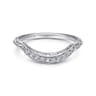 Platinum  Matching Wedding Band - 0.09 ct