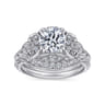 Platinum  Matching Wedding Band - 0.09 ct