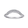 Platinum  Matching Wedding Band - 0.09 ct