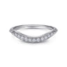 Platinum  Matching Wedding Band - 0.13 ct