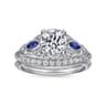 Platinum  Matching Wedding Band - 0.13 ct