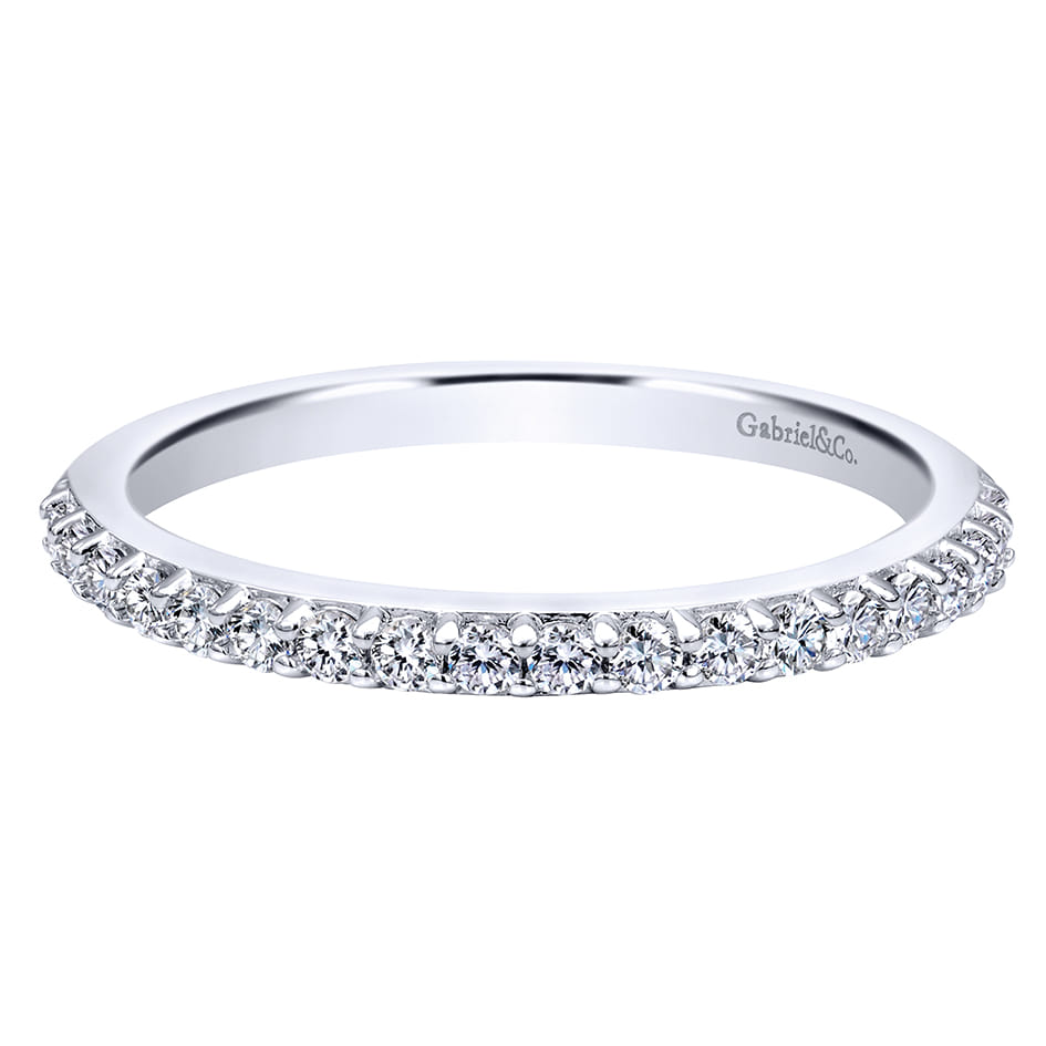 Platinum Matching Wedding Band - 0.27 ct - Shot 1