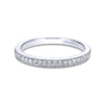 Platinum Matching Wedding Band - 0.14 ct