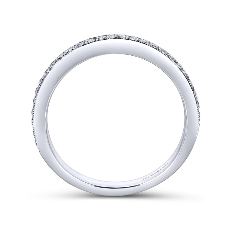 Platinum Matching Wedding Band - 0.14 ct - Shot 2