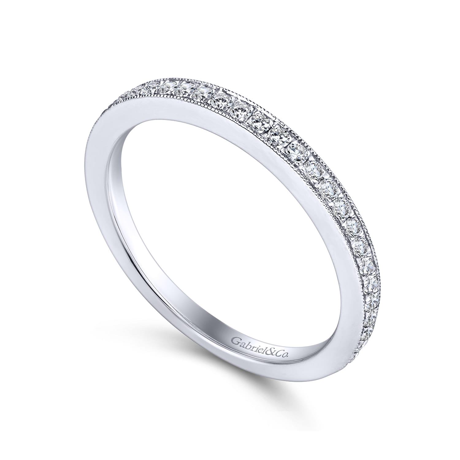 Platinum Matching Wedding Band - 0.14 ct - Shot 3