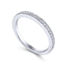 Platinum Matching Wedding Band - 0.14 ct