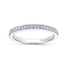 Platinum Matching Wedding Band - 0.14 ct