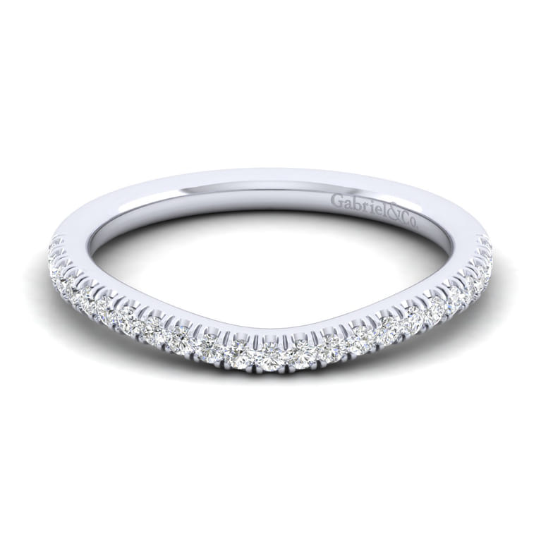 Platinum Matching Wedding Band - 0.19 ct - Shot 1