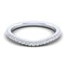 Platinum Matching Wedding Band - 0.19 ct