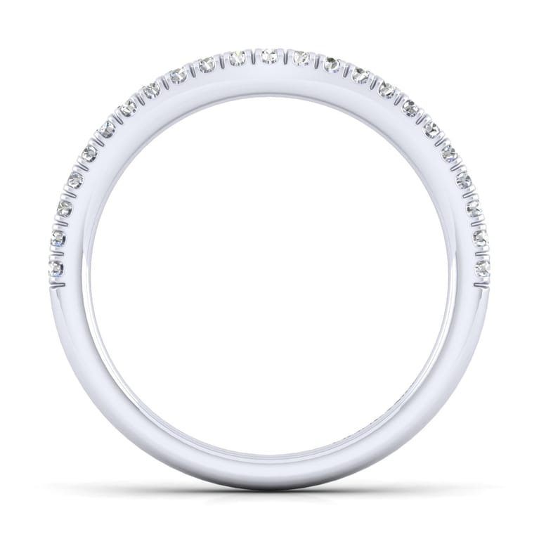 Platinum Matching Wedding Band - 0.19 ct - Shot 2