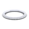 Platinum Matching Wedding Band - 0.18 ct