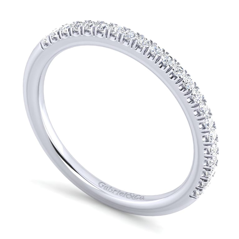 Platinum Matching Wedding Band - 0.18 ct - Shot 3