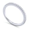 Platinum Matching Wedding Band - 0.18 ct