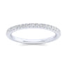 Platinum Matching Wedding Band - 0.18 ct